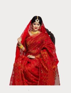 Bridal jamdani